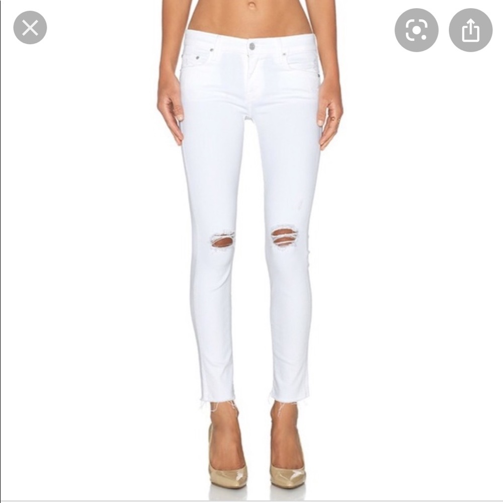 Mother Looker Ankle Fray